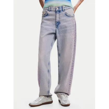 Zdjęcie Desigual Jeansy Cara 24WWDD92 Niebieski Straight Fit