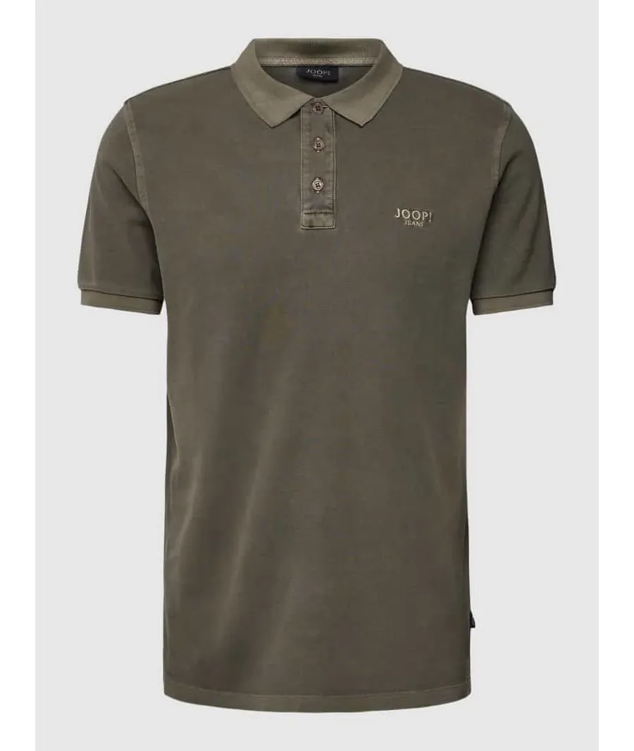 obrazek 1 Koszulka polo o kroju regular fit w jednolitym kolorze model ‘Ambrosio’
