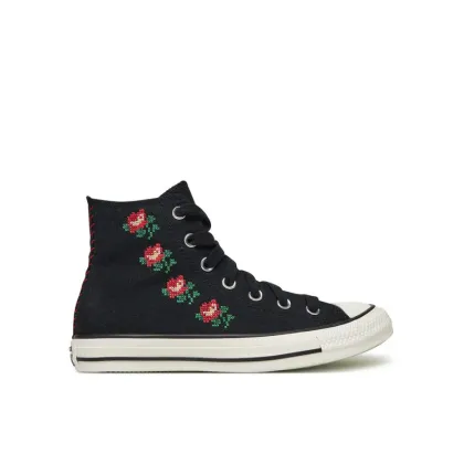 Zdjęcie Converse Trampki Chuck Taylor All Star Rose Cross Stitch A13657C Czarny