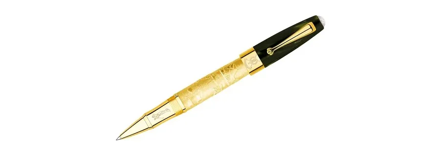 obrazek 3 Płaskorzeźba Złote Pióro Kulkowe  St. Andrews Links- Montegrappa