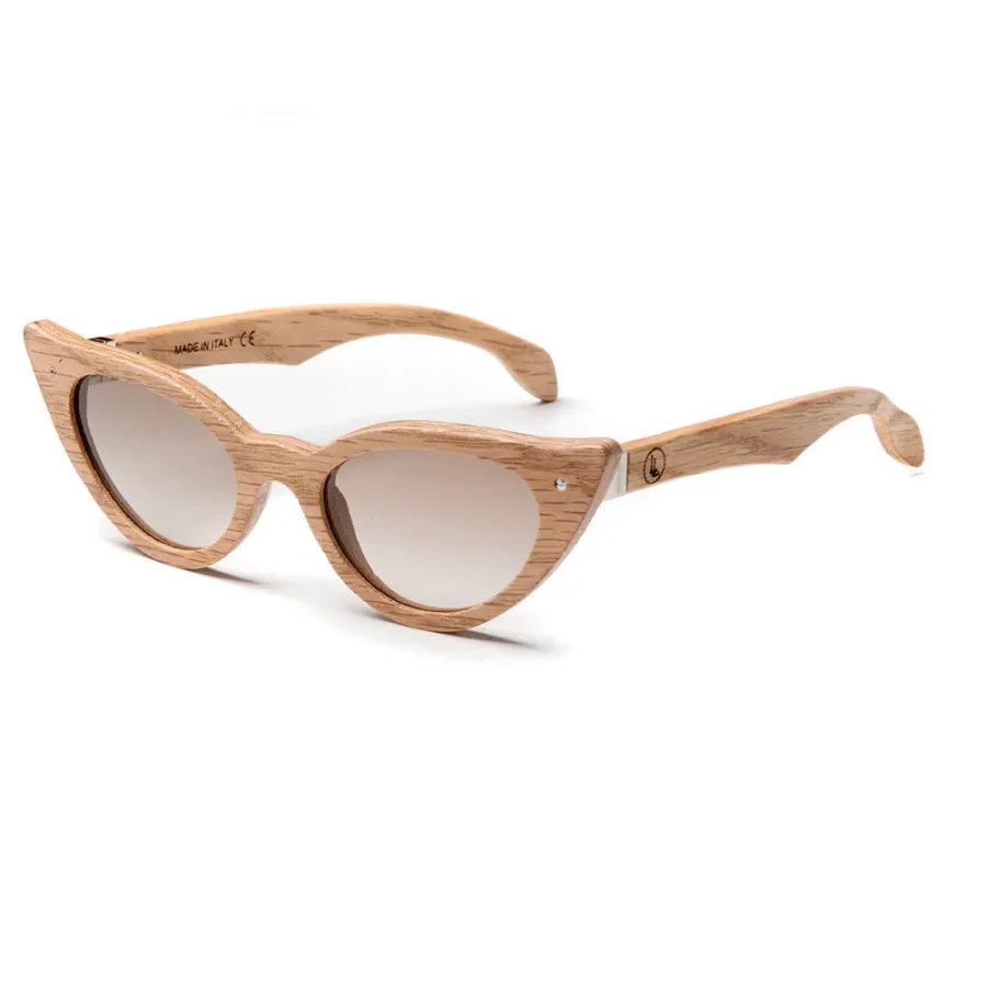 obrazek 2 Kocie oczy okulary z dębowego drewna - Legno Light