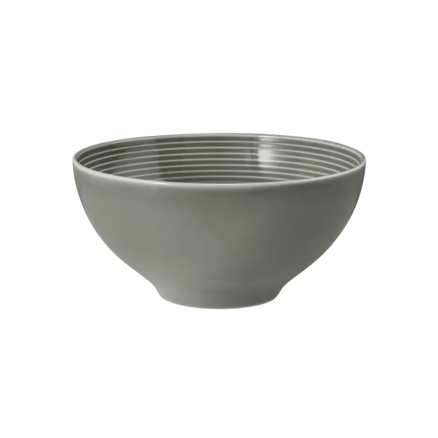 obrazek 1 Piękna porcelanowa okrągła miska 15,5 cm w kolorze szaro perłowym - Seltmann Weiden