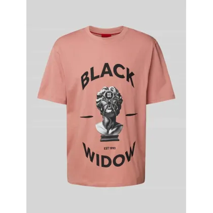 Zdjęcie HUGO T-Shirt Dostalgi 50530684 Różowy Relaxed Fit