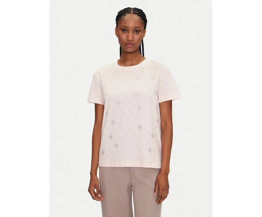 obrazek 1 Guess T-Shirt V5GI16 I3Z14 Różowy Regular Fit