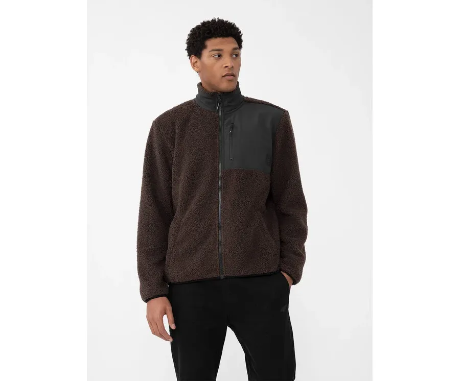 obrazek 1 4F Polar 4FAW23TFLEM116 Brązowy Regular Fit