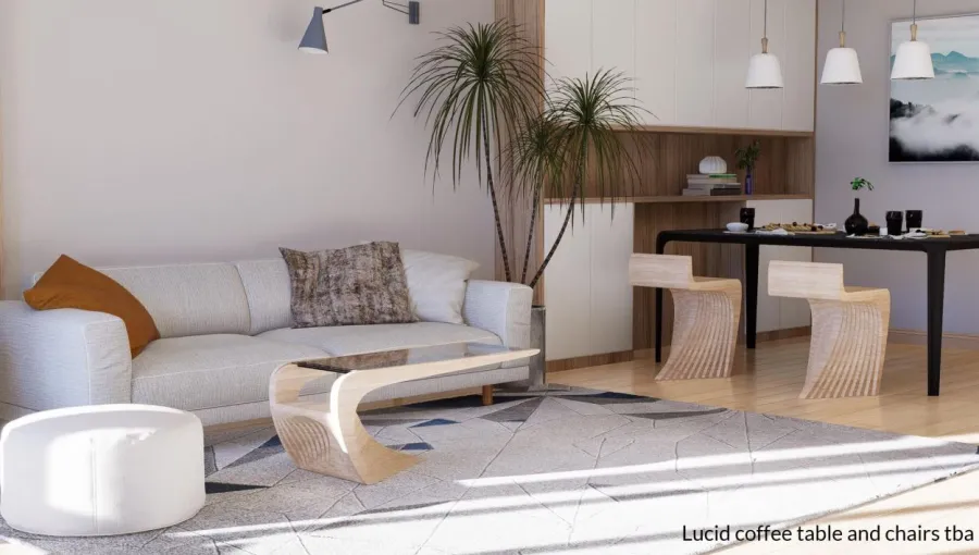 obrazek 9 Wyjątkowy stolik kawowy Lucid w stylu parametrycznym