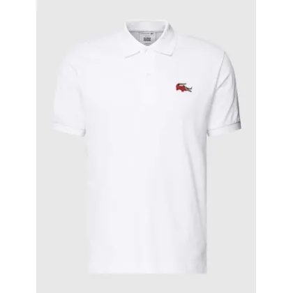 Zdjęcie Koszulka polo z naszywką z logo LACOSTE x Netflix