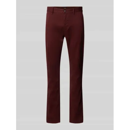 Zdjęcie Chinosy o kroju slim fit z wpuszczanymi kieszeniami