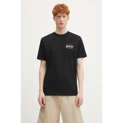 Zdjęcie Carhartt WIP t-shirt bawełniany S/S Lay Up T-Shirt męski kolor czarny z aplikacją I034765.2XQXX