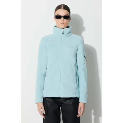 Zdjęcie Columbia bluza sportowa Fast Trek II damska kolor turkusowy gładka 1465351