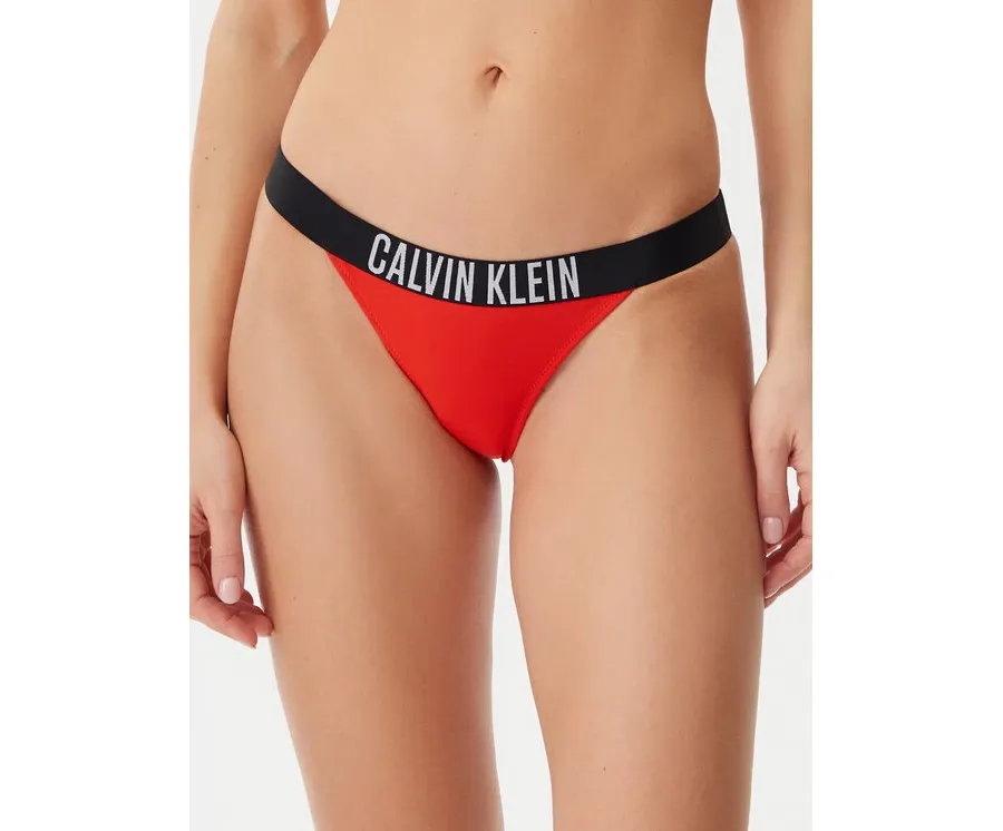 obrazek 1 Calvin Klein Swimwear Dół od bikini KW0KW02857 Czerwony