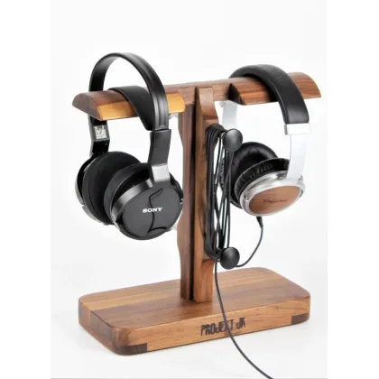 Zdjęcie Ekskluzywny podwójny stojak na słuchawki
