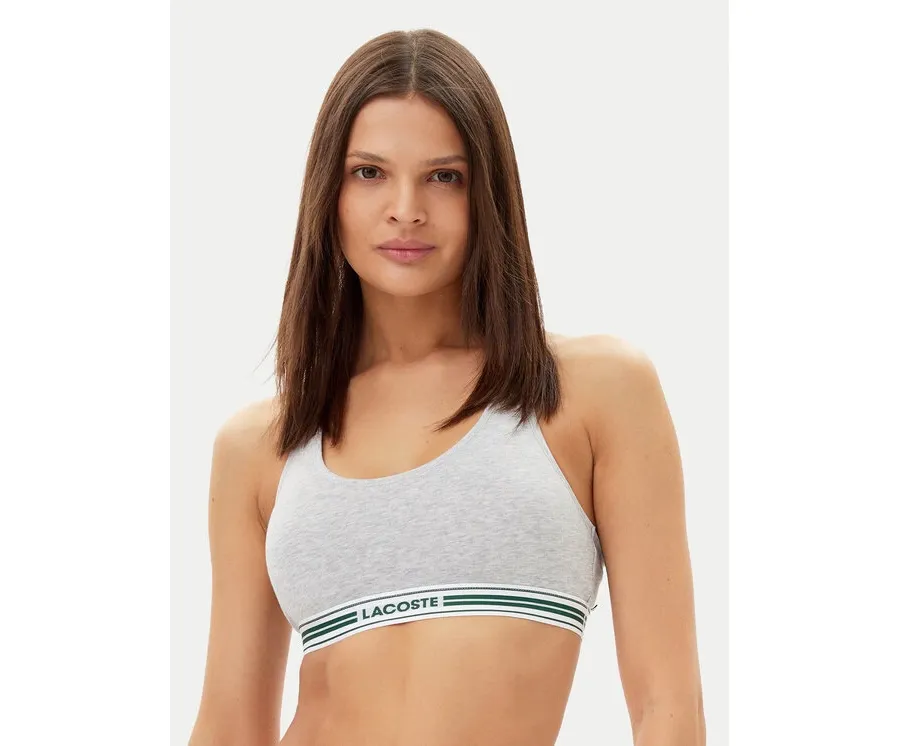 obrazek 1 Lacoste Biustonosz top IF8179 Szary