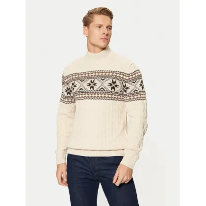 Zdjęcie Selected Homme Golf 16081554 Écru Regular Fit