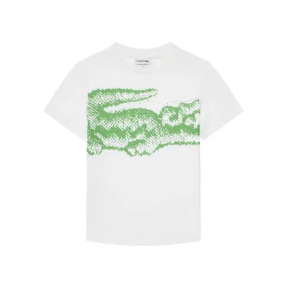 Zdjęcie Lacoste T-Shirt TJ8460 Biały Regular Fit
