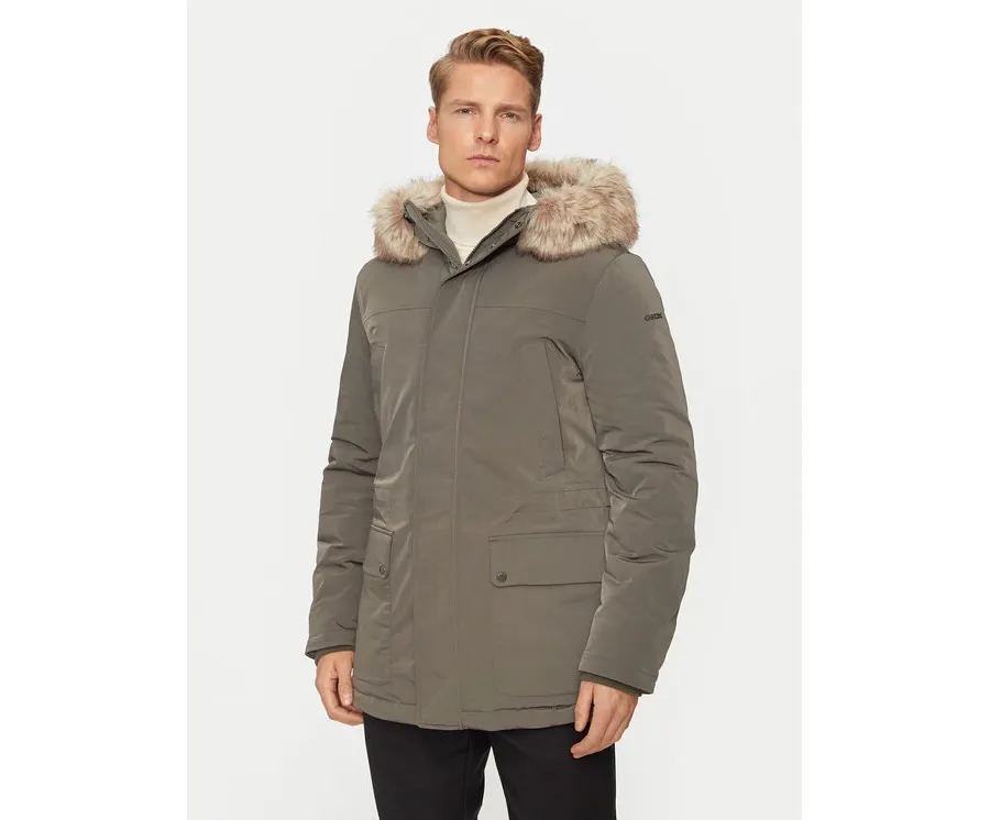 obrazek 1 Geox Parka Sandford M4628F T3148 F3269 Zielony Regular Fit