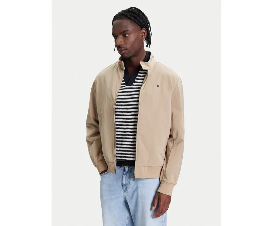 obrazek 1 Tommy Hilfiger Kurtka bomber Harrington MW0MW39637 Beżowy Regular Fit