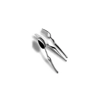 Picture Luxurious Italian Ergonomica serving spoon in stainless steel