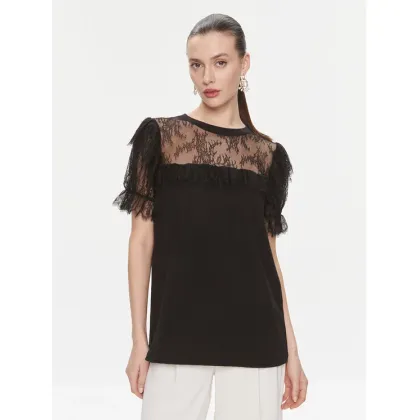 Zdjęcie TWINSET Bluzka 241TP2217 Czarny Regular Fit