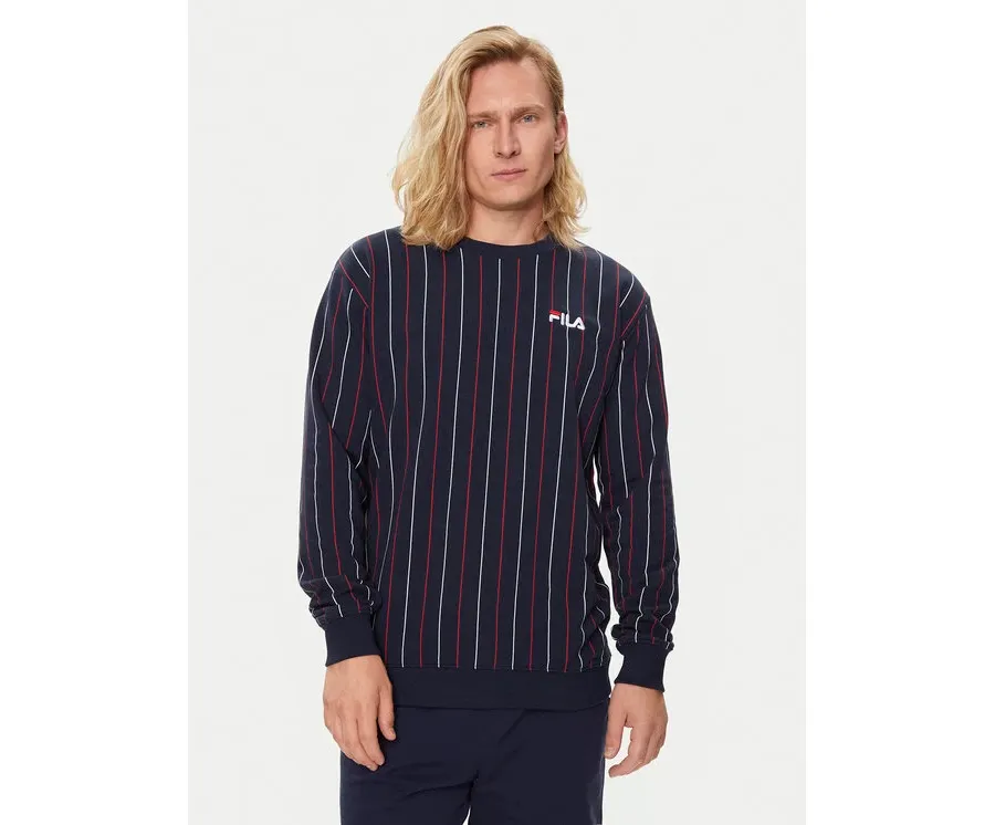 obrazek 1 Fila Bluza FAM0656 Granatowy Regular Fit