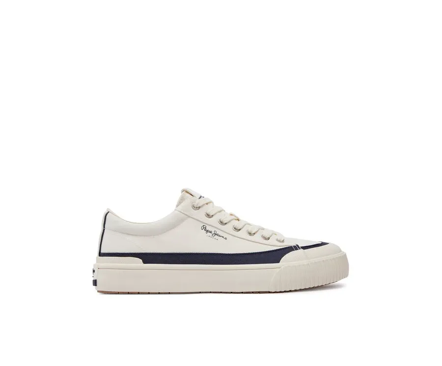 obrazek 1 Pepe Jeans Trampki Ben Band M PMS31043 Biały