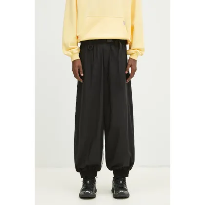 Zdjęcie Y-3 spodnie dresowe 3-Stripes Nylon Pants męskie kolor czarny gładkie JD5998