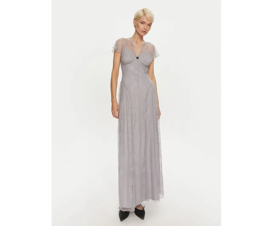 obrazek 1 ROTATE Sukienka wieczorowa Kally 113275039 Szary Regular Fit