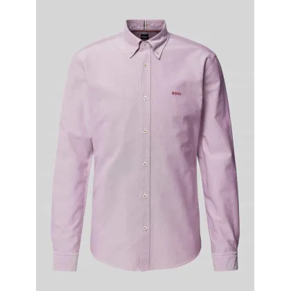 Zdjęcie Koszula casualowa o kroju slim fit z wyhaftowanym logo