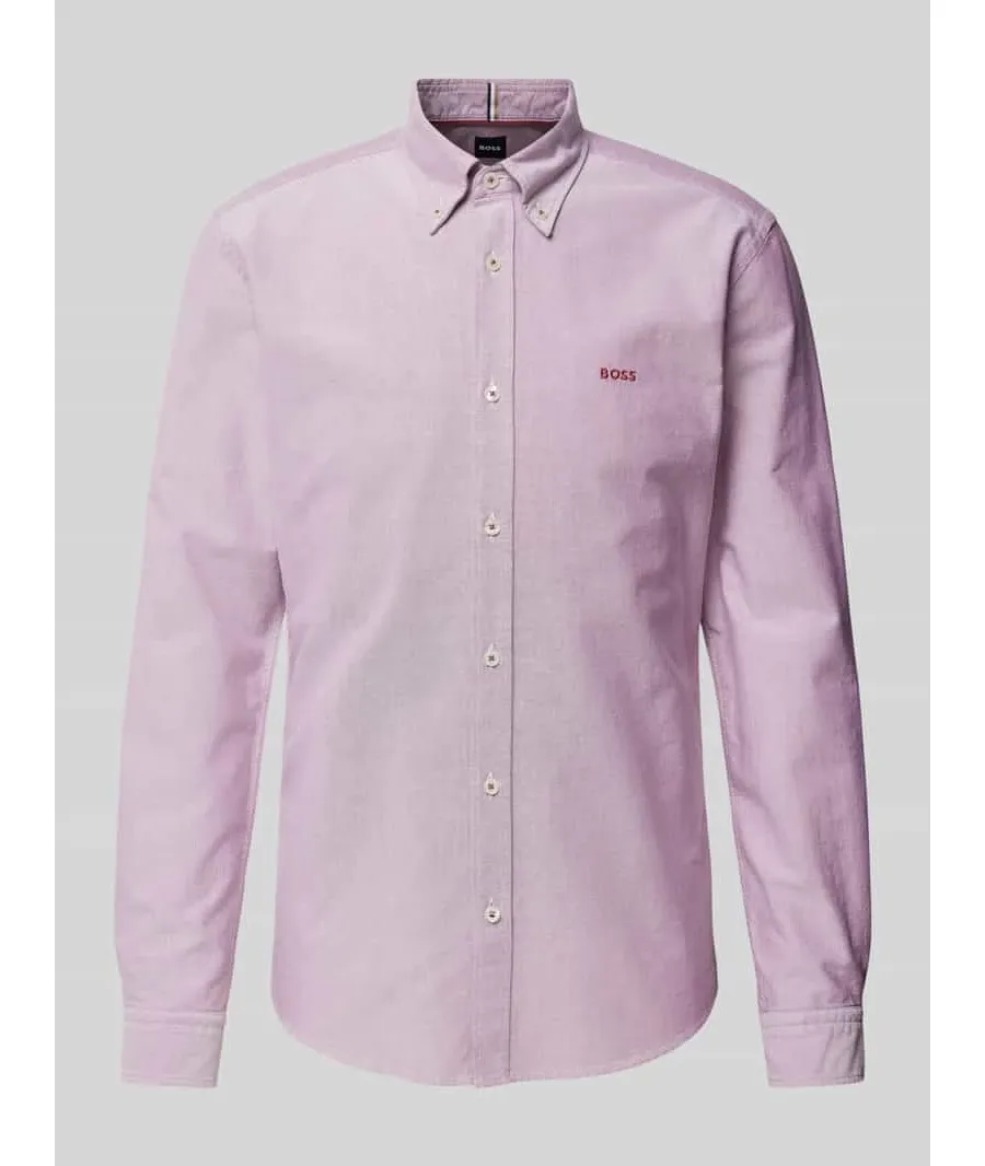 obrazek 1 Koszula casualowa o kroju slim fit z wyhaftowanym logo