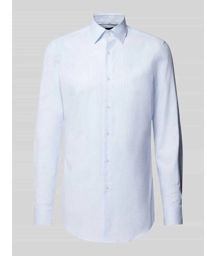 obrazek 1 Koszula biznesowa o kroju slim fit z kołnierzykiem typu kent model ‘Hank’