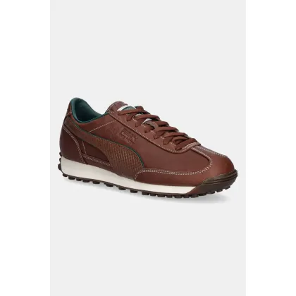 Zdjęcie Puma sneakersy skórzane Easy Rider Palais Artisan męskie kolor brązowy 401022