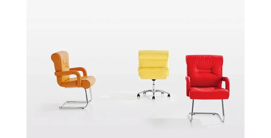 obrazek 3 Modernistyczny fotel Lopez New ze skóry