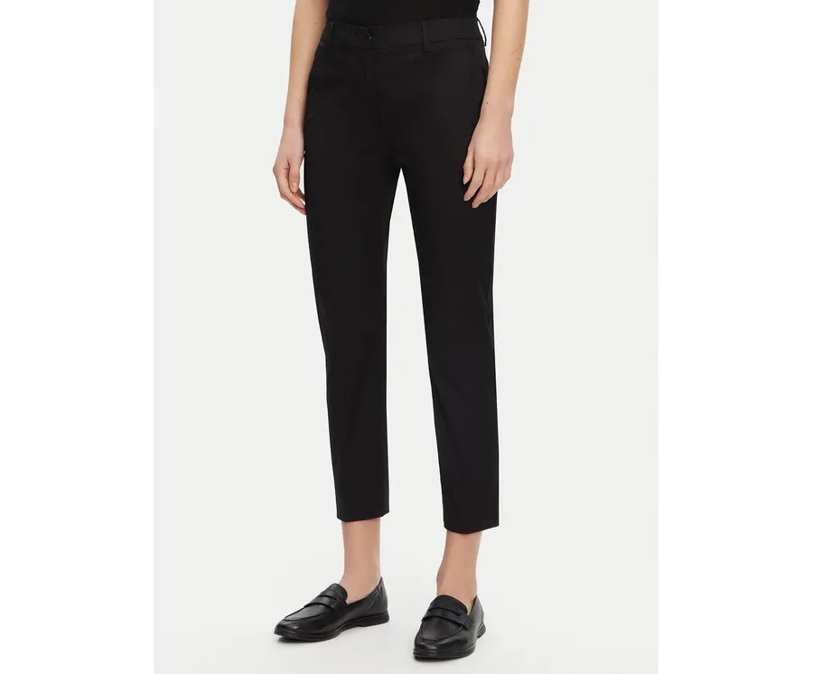 obrazek 1 Weekend Max Mara Chinosy Cecco 2515131042 Czarny Slim Fit