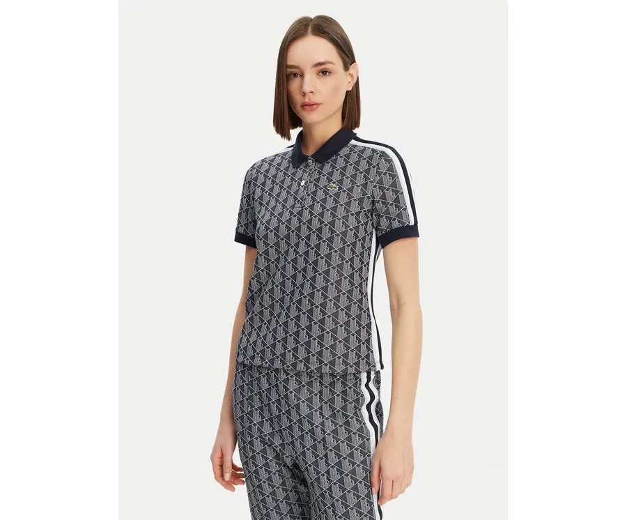 obrazek 1 Lacoste Polo DF3364 Granatowy Slim Fit