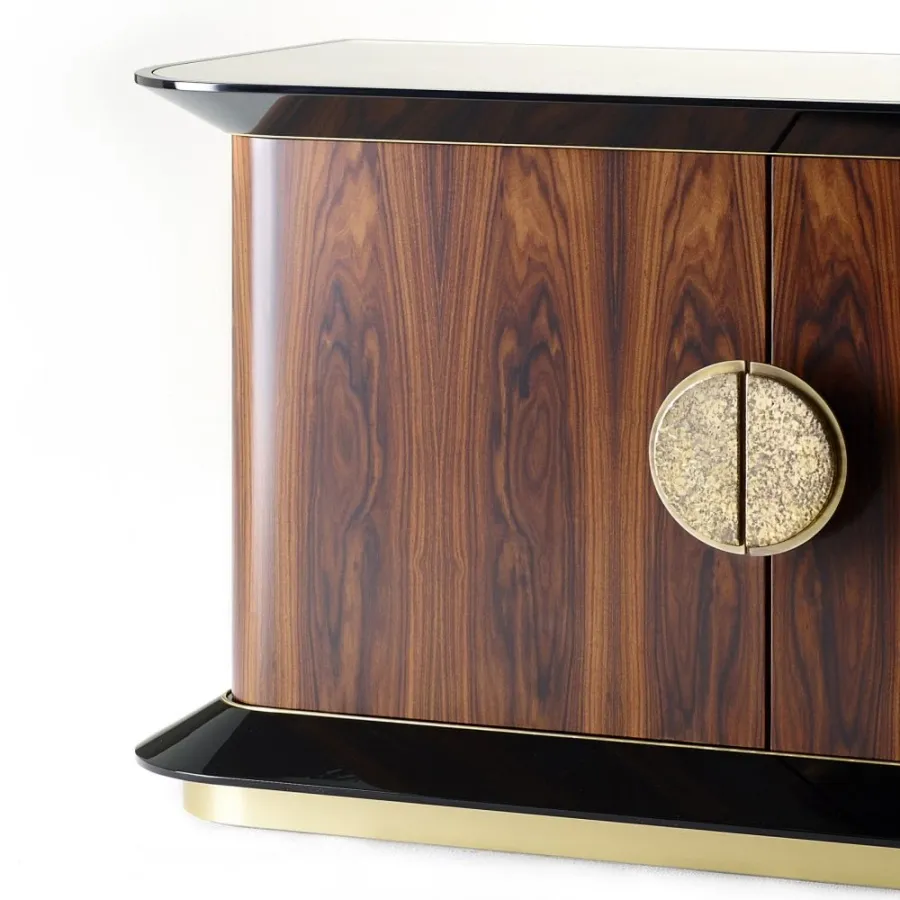 obrazek 6 Komoda z dwoma zaokrąglonymi drzwiami H.75xL.150xP.55 cm