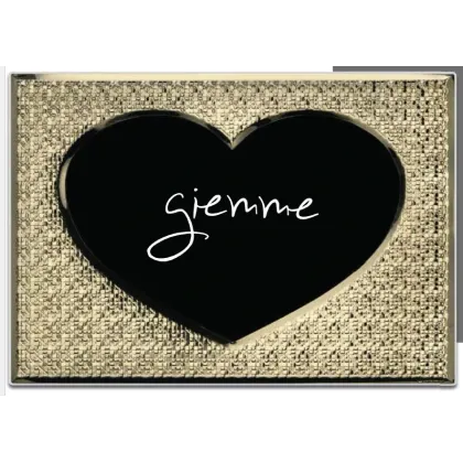 Picture Luxurious gold photo frame 10x15 cm in the shape of a heart