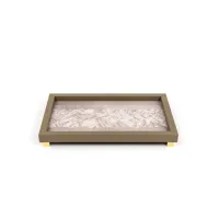 Zdjęcie Stylowa skórzana taca