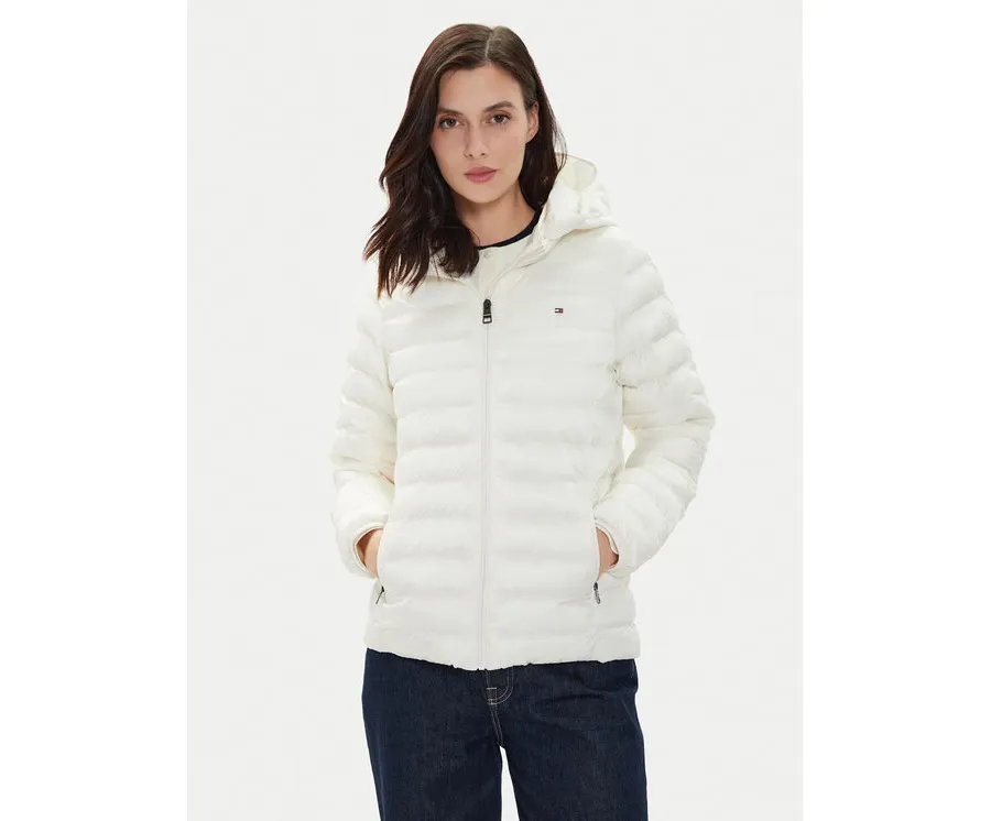 obrazek 1 Tommy Hilfiger Kurtka przejściowa WW0WW38927 Biały Regular Fit