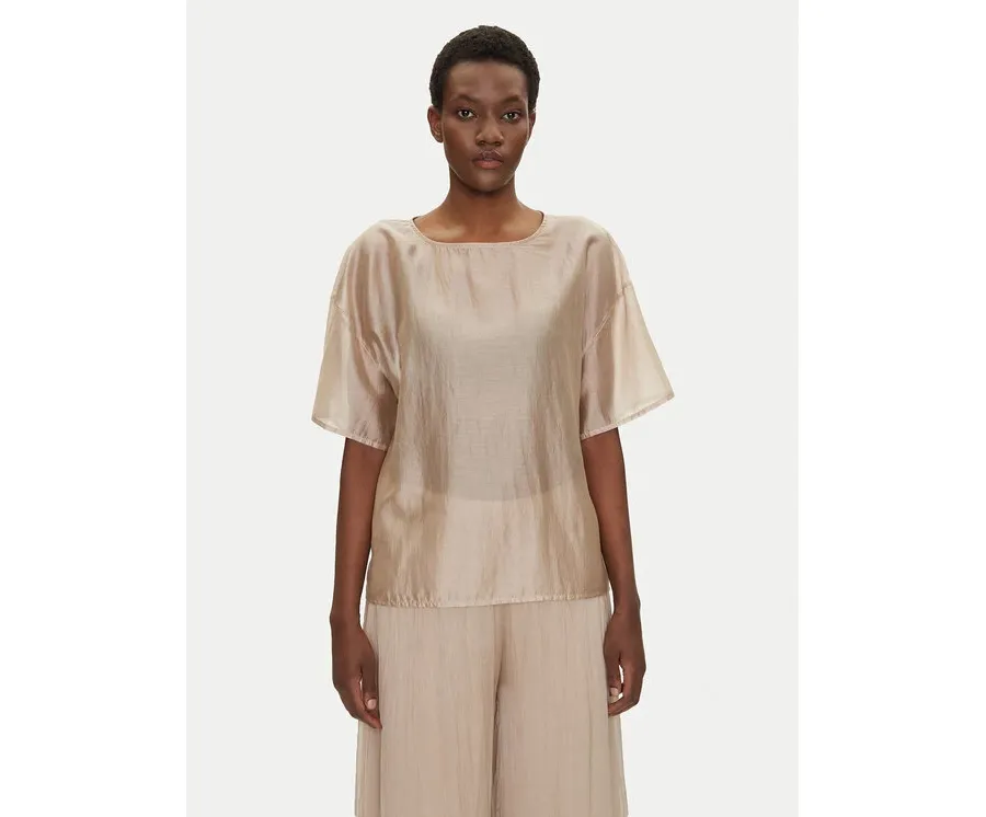 obrazek 1 Bomboogie Bluzka SW9008TLYA5 Beżowy Relaxed Fit