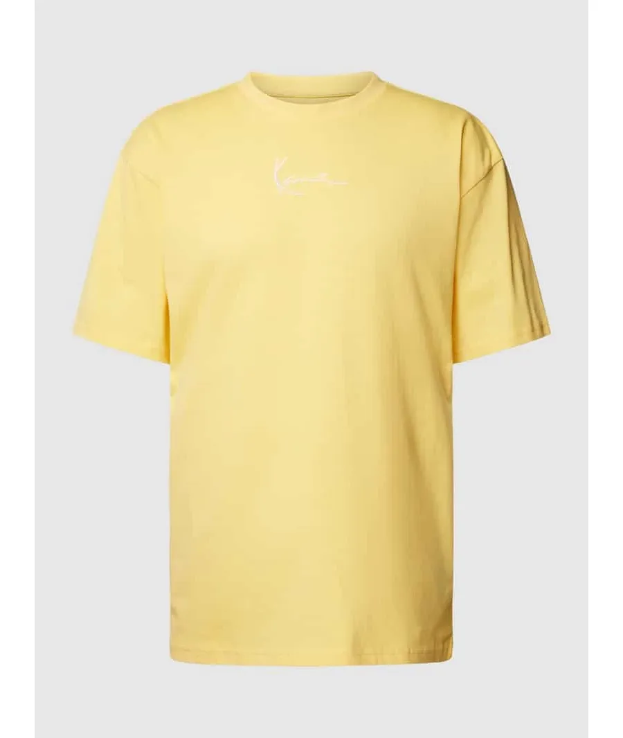 obrazek 1 T-shirt z wyhaftowanym logo model ‘Small Signature’