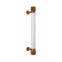 Picture High-quality King door handle made of brass and glass