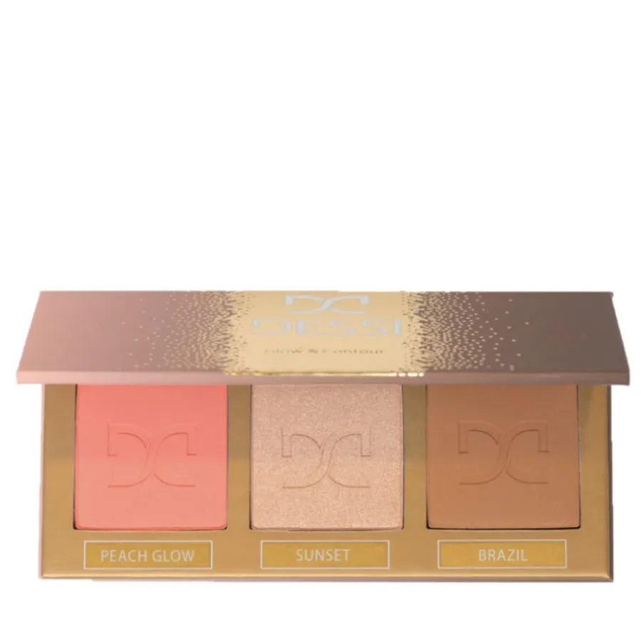 obrazek 1 Dessi Paletka Glow & Contour 03 Flame  16.5 g
