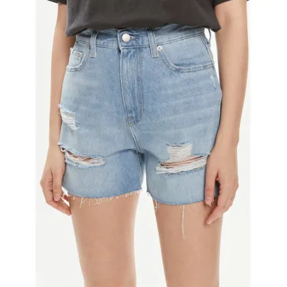 Zdjęcie Calvin Klein Jeans Szorty jeansowe J20J222803 Niebieski Mom Fit