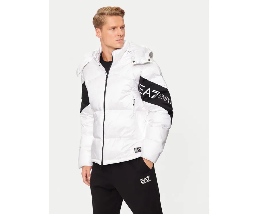 obrazek 1 EA7 Emporio Armani Kurtka puchowa 6DPB33 PNEOZ 1100 Biały Regular Fit