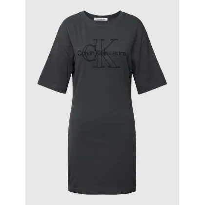 Zdjęcie Sukienka T-shirtowa z wyhaftowanym logo model ‘EMBROIDERED MONOLOGO’