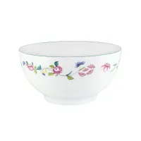 Zdjęcie Stylowa misa, salaterka porcelanowa ze zdobieniami kwiatowymi