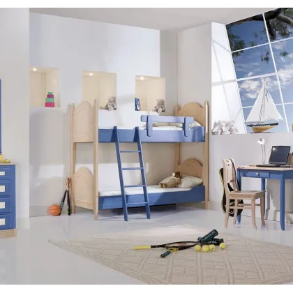 Zdjęcie Łóżko piętrowe z jodły - Zanini