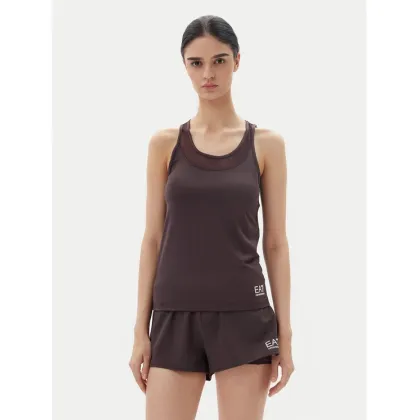 Zdjęcie EA7 Emporio Armani Koszulka techniczna 7W000237 AF12509 U6278 Brązowy Regular Fit