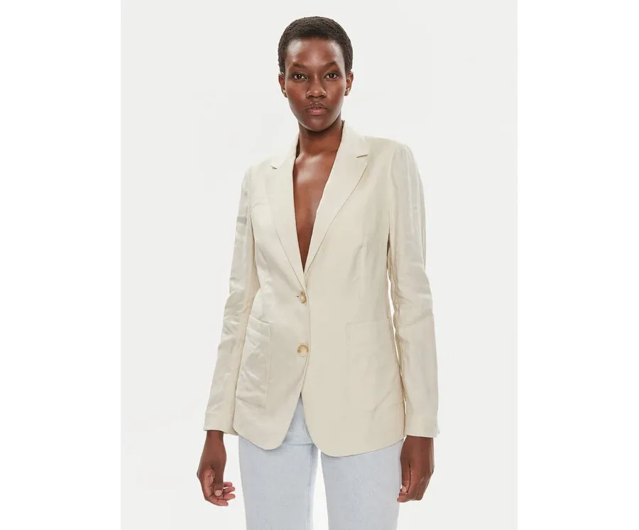 obrazek 1 Tommy Hilfiger Marynarka WW0WW42454 Beżowy Regular Fit