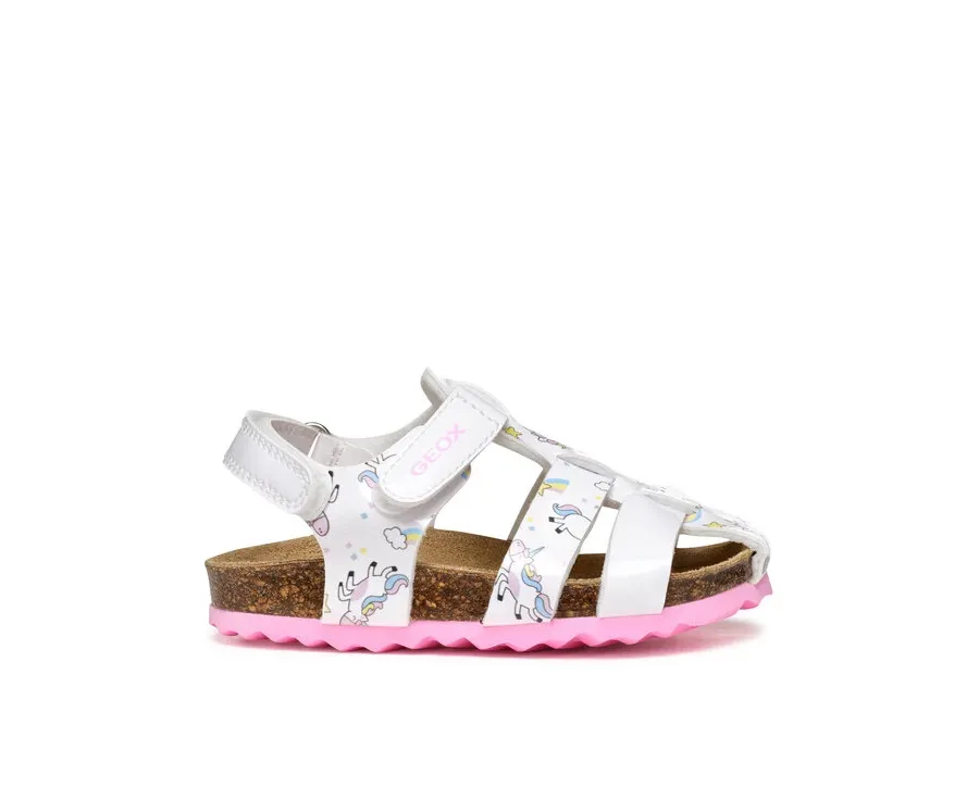 obrazek 1 Geox Sandały B Sandal Chalki B452RA 0FCHH C1000 M Biały
